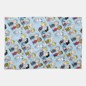 Peanuts Gang Group Lineup Theedoek (Horizontaal)