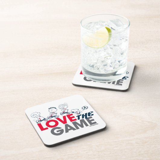 Peanuts Gang - hou van het spel Bier Onderzetter (Rechterzijde)