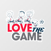 Peanuts Gang - hou van het spel Raamsticker (Vel)