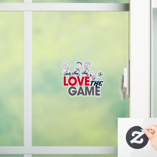 Peanuts Gang - hou van het spel Raamsticker (Huis)