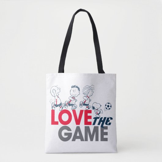Peanuts Gang - hou van het spel Tote Bag (Voorkant)