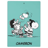 Peanuts Gang Lifting Snoopy Klembord (Achterkant)