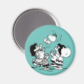 Peanuts Gang Lifting Snoopy Magneet (Voorkant / Achterkant)