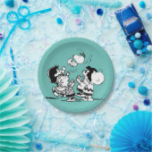 Peanuts Gang Lifting Snoopy Papieren Bordje (Feest)