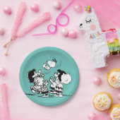 Peanuts Gang Lifting Snoopy Papieren Bordje (Feest)