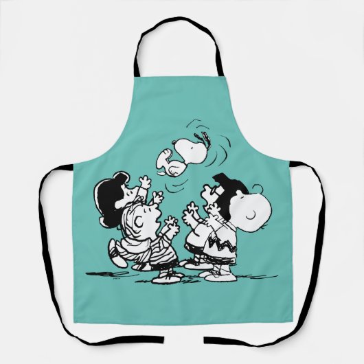 Peanuts Gang Lifting Snoopy Schort (Voorkant)