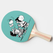 Peanuts Gang Lifting Snoopy Tafeltennisbatje (Zijkant)
