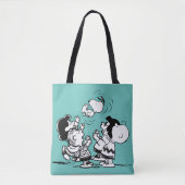 Peanuts Gang Lifting Snoopy Tote Bag (Voorkant)