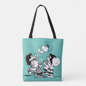 Peanuts Gang Lifting Snoopy Tote Bag (Achterkant)