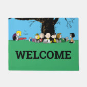 Peanuts gang onder een boom deurmat (Voorkant)