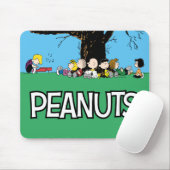 Peanuts gang onder een boom muismat (Met muis)