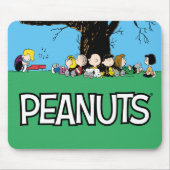 Peanuts gang onder een boom muismat (Voorkant)