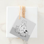 Peanuts Gang Reading Comics Bedankjes Labels (In situ)