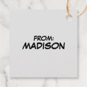 Peanuts Gang Reading Comics Bedankjes Labels (Achterkant)