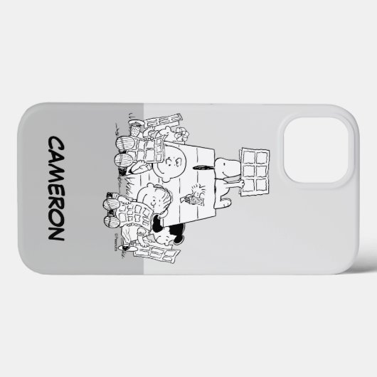 Peanuts Gang Reading Comics Case-Mate iPhone Case (Achterkant (horizontaal))