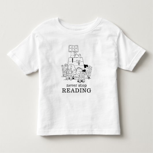 Peanuts Gang Reading Comics Kinder Shirts (Voorkant)