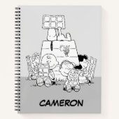 Peanuts Gang Reading Comics Notitieboek (Voorkant)
