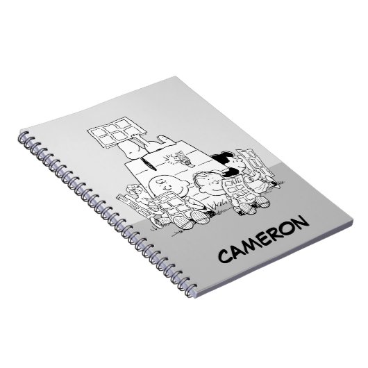 Peanuts Gang Reading Comics Notitieboek (Rechterzijde)