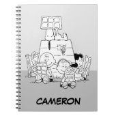 Peanuts Gang Reading Comics Notitieboek (Voorkant)