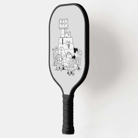 Peanuts Gang Reading Comics Pickleball Paddle (Links)