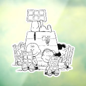 Peanuts Gang Reading Comics Raamsticker (Vel 3)