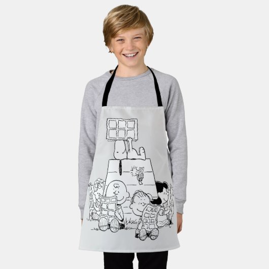 Peanuts Gang Reading Comics Schort (Gedragen)