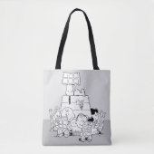 Peanuts Gang Reading Comics Tote Bag (Voorkant)