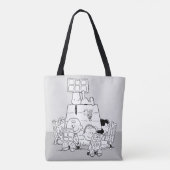 Peanuts Gang Reading Comics Tote Bag (Achterkant)