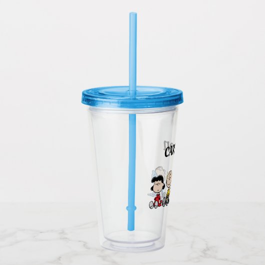 Peanuts Gang Sitting Together Acryl Drinkbeker (Rechts)