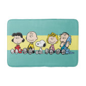 Peanuts Gang Sitting Together Badmat (Voorkant)