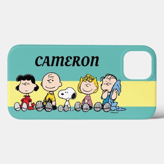 Peanuts Gang Sitting Together Case-Mate iPhone Case (Achterkant (horizontaal))