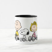 Peanuts Gang Sitting Together Mok (Midden)