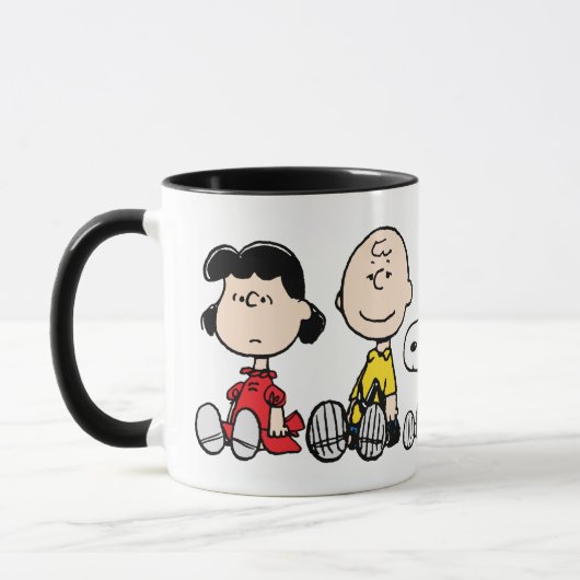 Peanuts Gang Sitting Together Mok (Links)