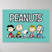 Peanuts Gang Sitting Together Poster (Voorkant)