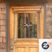 Peanuts Gang Sitting Together Raamsticker (Huis Deur)