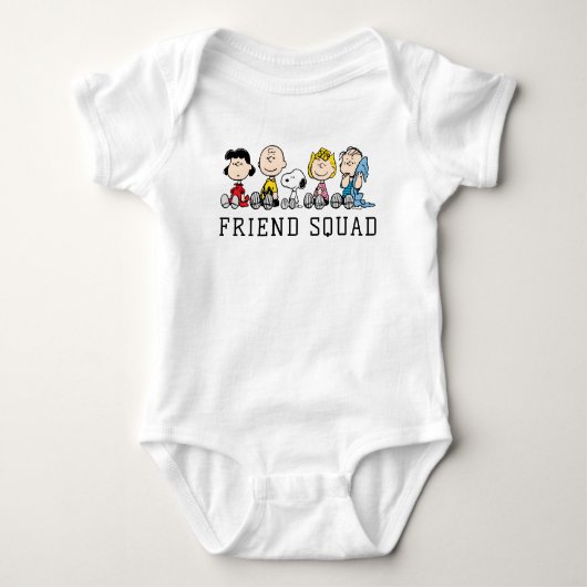 Peanuts Gang Sitting Together Romper (Voorkant)