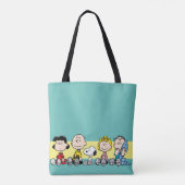 Peanuts Gang Sitting Together Tote Bag (Achterkant)