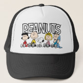 Peanuts Gang Sitting Together Trucker Pet (Voorkant)