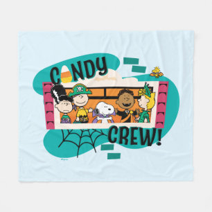 Peanuts Gang Snoep Bemanning Halloween Fleece Deken