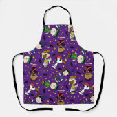Peanuts | Gelukkig Halloween patroon Schort (Voorkant)