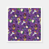 Peanuts | Gelukkig Halloween patroon Servet (Voorkant)