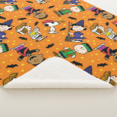 Peanuts | Gelukkig Halloween patroon Sherpa Deken (3/4)