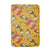 Peanuts | Gelukkig Thanksgiving Patroon Badmat (Voorkant Verticaal)