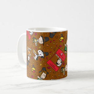 Peanuts   Gelukkig Thanksgiving Patroon Koffiemok