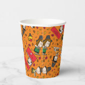 Peanuts | Gelukkig Thanksgiving Patroon Papieren Bekers (Rechts)