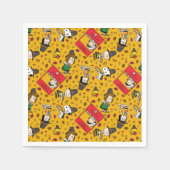 Peanuts | Gelukkig Thanksgiving Patroon Servet (Voorkant)