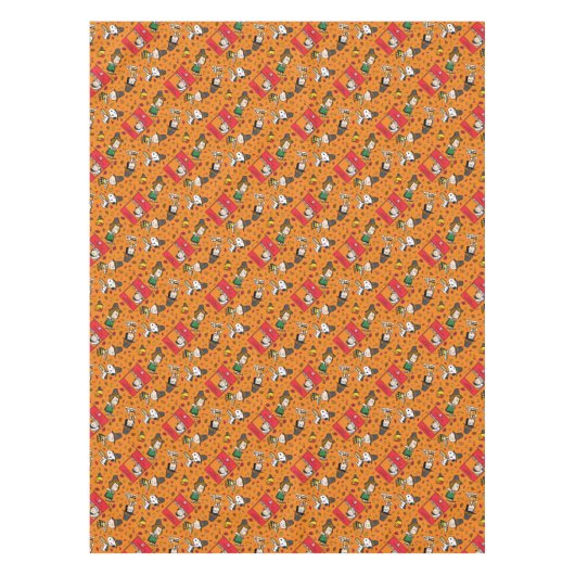 Peanuts | Gelukkig Thanksgiving Patroon Tafelkleed (Voorkant)