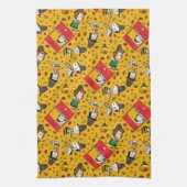 Peanuts | Gelukkig Thanksgiving Patroon Theedoek (Verticaal)