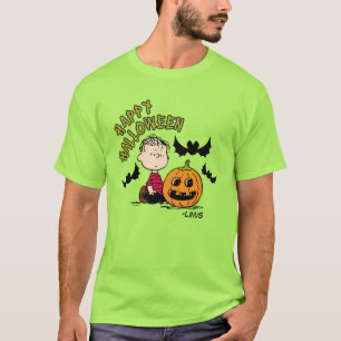 Peanuts Gelukkige Halloween Linus T-shirt