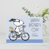 Peanuts | Gelukkige Moederdag Feestdagenkaart (Staand voorkant)